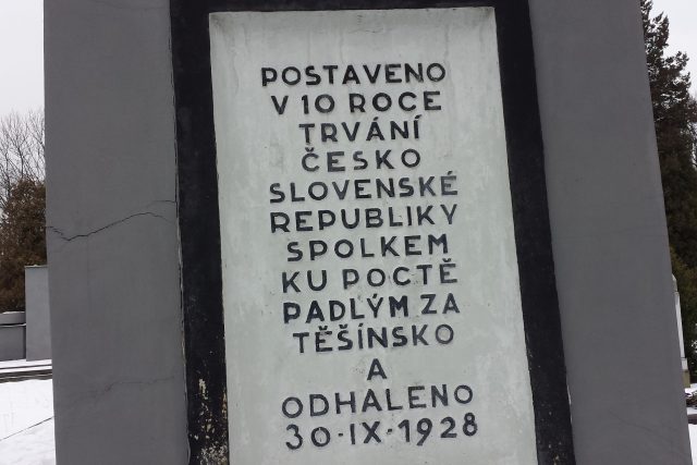 Památník padlým v bojích o Těšínsko | foto: Andrea Čánová,  Český rozhlas