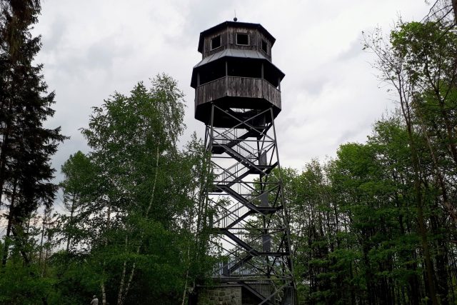 Rozhledna Panarama v Chlebovicích se tyčí do výšky 23 metrů | foto: Romana Kubicová,  Český rozhlas