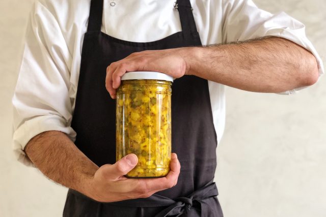 Nakládaná zelenina musí být křupavá a zářit všemi tóny žluté barvy | foto: Gourmet jižní Morava