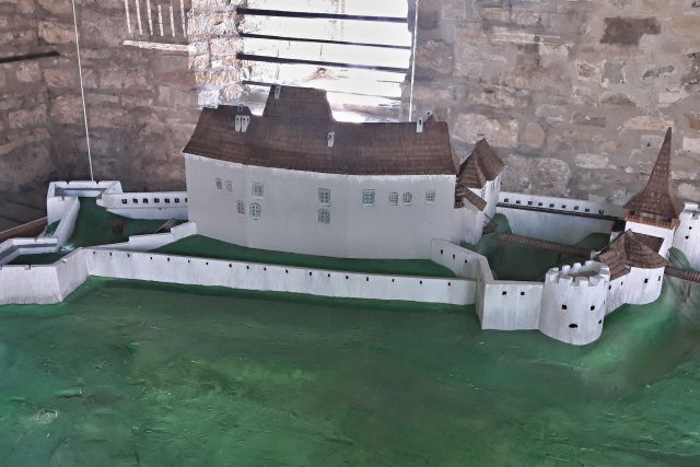 Model hukvaldského hradu | foto: Iva Havlíčková,  Český rozhlas