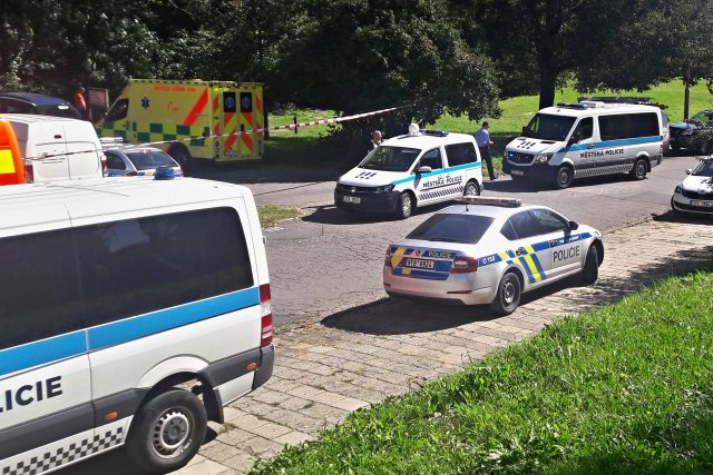 Policie,  strážníci,  hasiči i zdravotníci jsou zapojeni do akce v Ostravě-Porubě | foto: František Tichý,  Český rozhlas