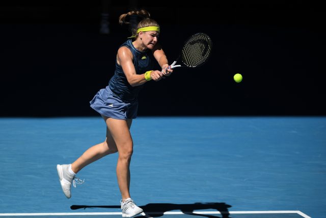 Tenistka Karolína Muchová se na kurty vrátila po více jak půlroční zápasové pauze | foto: Profimedia