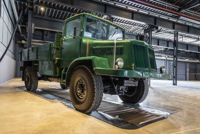 V novém muzeu nákladních automobilů Tatra už jsou první exponáty | foto: Moravskoslezský kraj