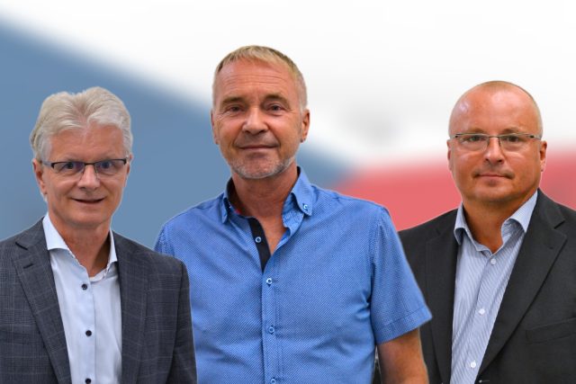 Herbert Pavera,  Leopold Sulovský a Petr Vícha | foto: František Tichý,  Český rozhlas