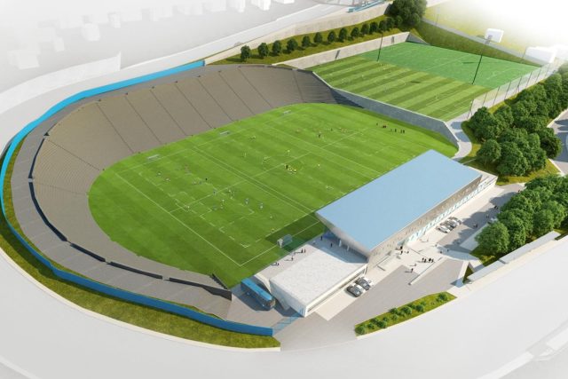 Rekonstrukce stadionu Bazaly,  vizualizace | foto: Magistrát města Ostravy