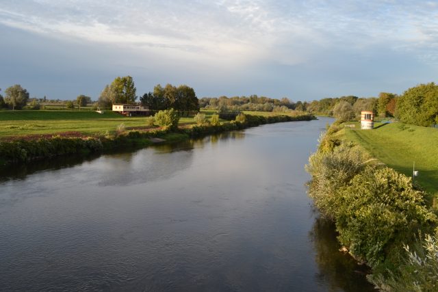 Řeka Odra na česko-polské hranici v Bohumíně | foto: František Tichý,  Český rozhlas