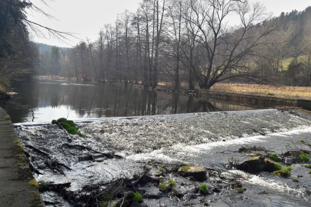 Řeka Moravice pod nádrží Kružberk | foto: František Tichý,  Český rozhlas