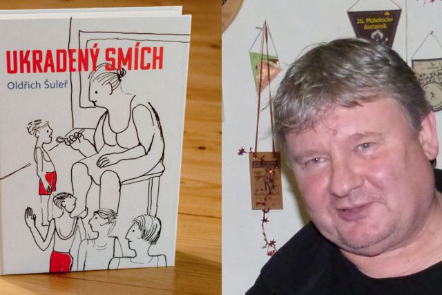 Oldřich Šuleř ml. a jeho kniha Ukradený smích | foto: František Tichý,  Archiv Oldřicha Šuleře
