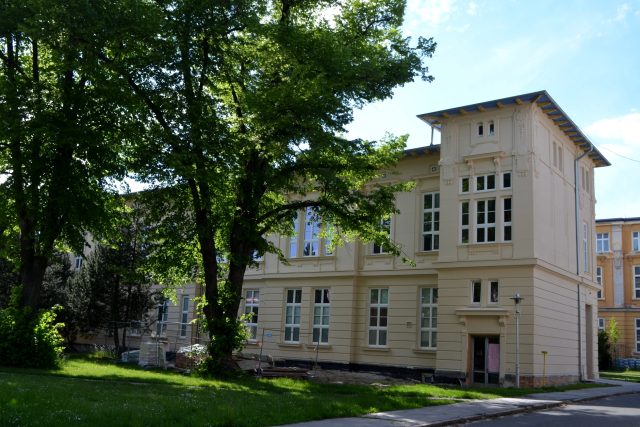 Opravy pavilonů Slezské nemocnice v Opavě | foto: Jiří Krušina,  Slezská nemocnice v Opavě
