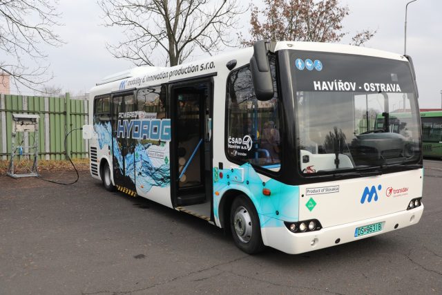 Autobus na vodík,  který testuje havířovský dopravce | foto: Město Havířov
