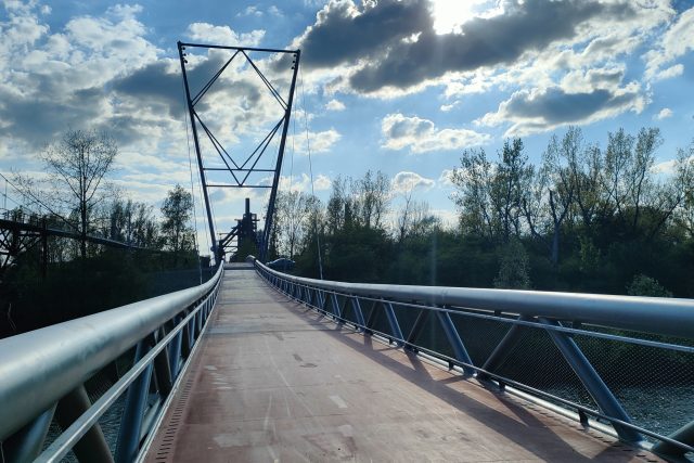 Lávka je 550 metrů dlouhá a 4 metry široká | foto: František Tichý,  Český rozhlas