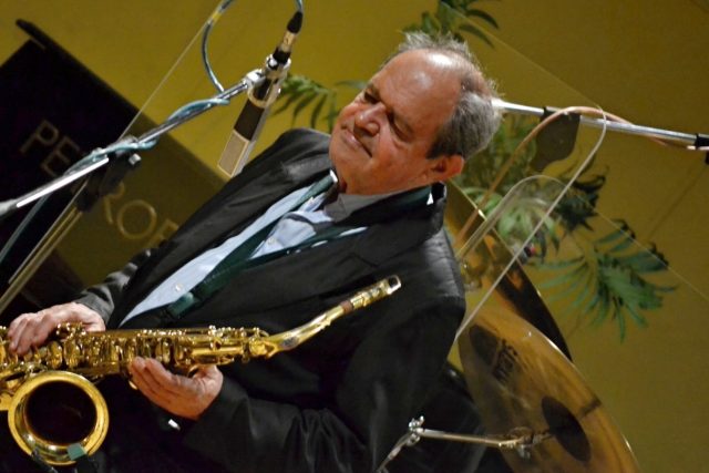 Saxofonista Rudolf Březina | foto: František Tichý,  Český rozhlas