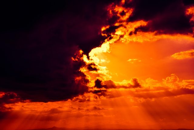 Nebe v ohni,  slunce | foto: Fotobanka Pixabay