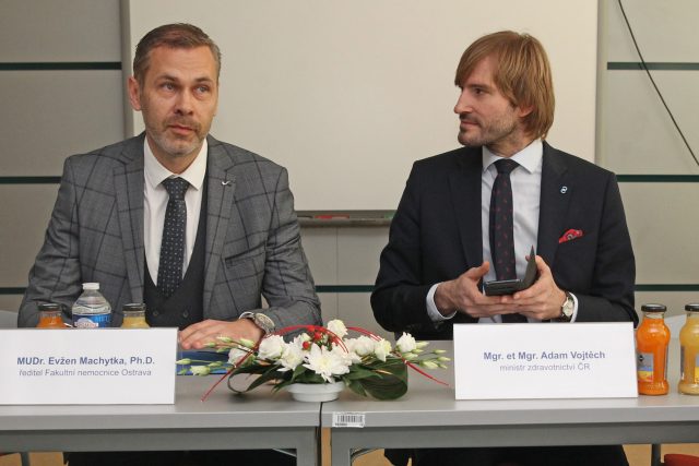 Evžen Machytka a ministr zdravotnictví Adam Vojtěch  (za ANO) | foto: Alexandr Satinský,  MAFRA/Profimedia
